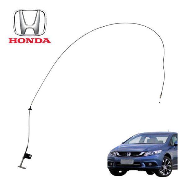 Alavanca Com Cabo Abertura Capo Honda Civic G9 Exr 2015 Orig