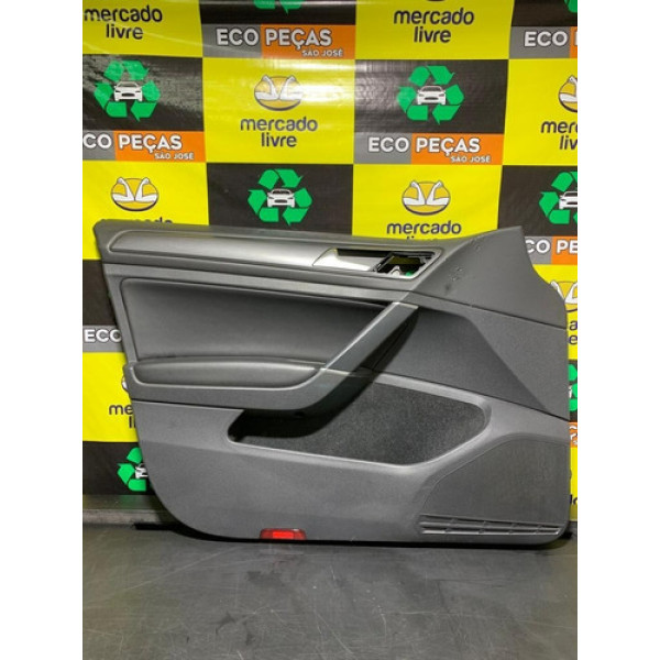 Forro De Porta Dianteiro Esquerdo C/detalhe Vw Golf Tsi 2018