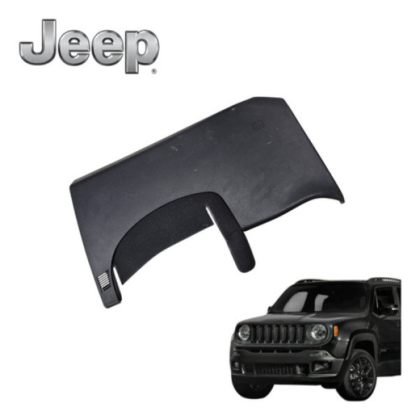 Acabamento Inferior Esquerdo Painel Jeep Renegade Flex 2020 Preto