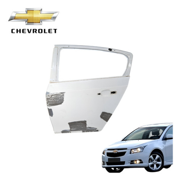 Porta Traseira Esquerda Chevrolet Cruze 1.8 Lt 2013 A 2015 - Traseira - Esquerda - Branca
