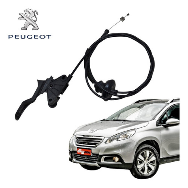 Alavanca Puxador Abertura Capo Peugeot 2008 2015 A 2020 Orig