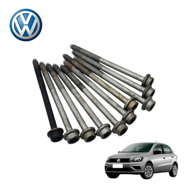 Jogo Parafuso Do Cabeçote Vw Gol 1.6 Voyage Saveiro 1.6 2014