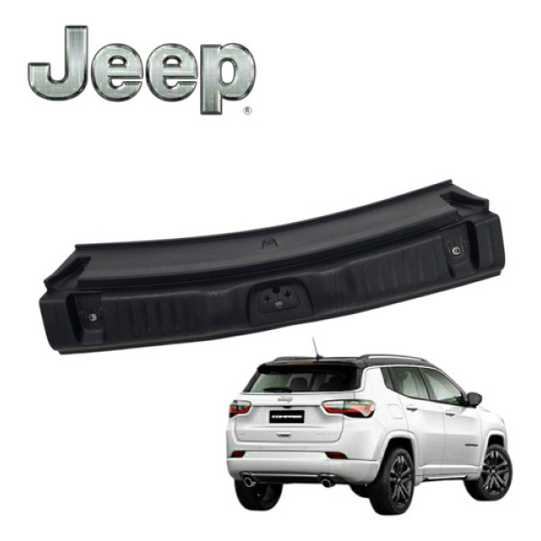 Soleira Porta Malas Jeep Compass Limited 2018 A 2022 Orig Preto