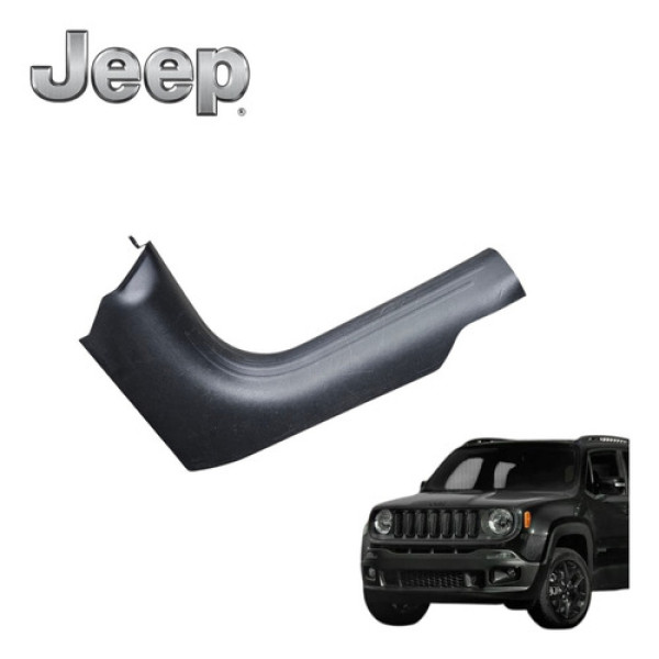 Soleira Porta Dianteira Esquerda Jeep Renegade 1.8 Flex 2020 Preto