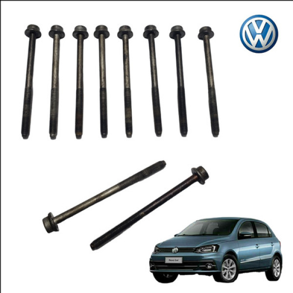 Jogo De Parafusos Cabeçote Volkswagen Gol G7 1.6 2017 