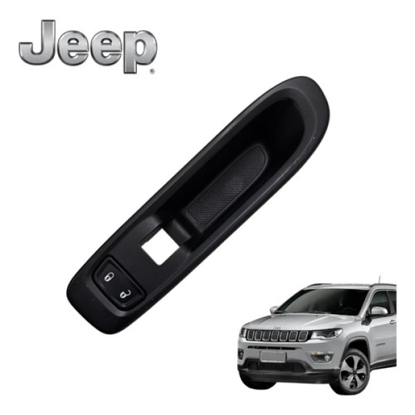 Botão Vidro Dianteiro Direito Jeep Compass 2.0 Limited 2018