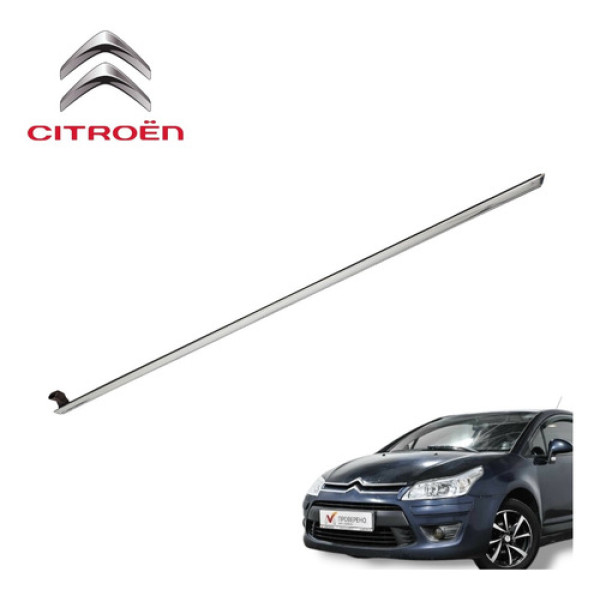 Pestana Externa Cromada Dianteira Esquerda Citroën C4 Orig Cromado