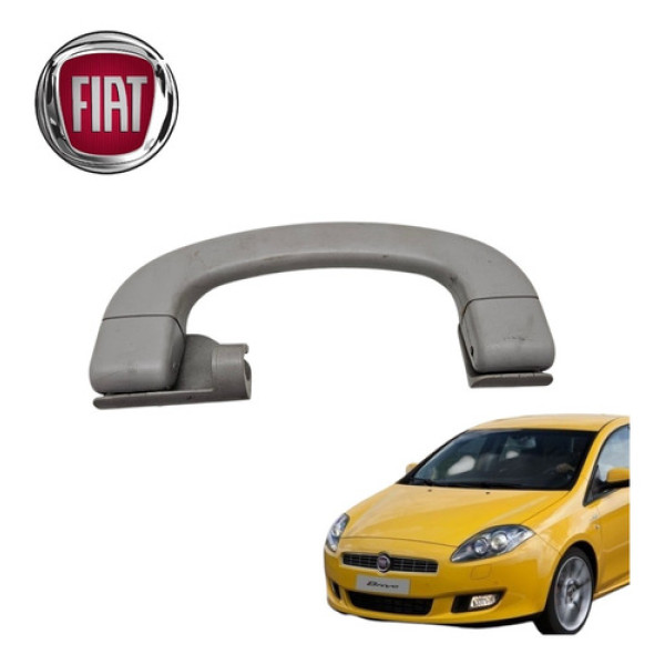 Alça Teto Pqp Traseiro Esquerdo Fiat Bravo Tjet 2014 Orig Cinza