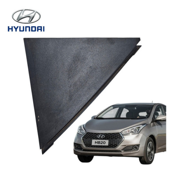 Acabamento Porta Traseira Esquerda Externa Hb20 2012 A 2019 Preto