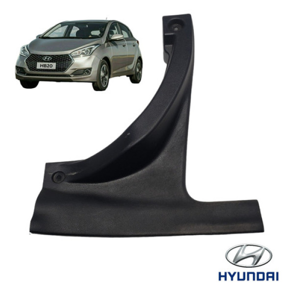 Acabamento Porta Traseira Direita Hb20 2010 A 2019 Preto