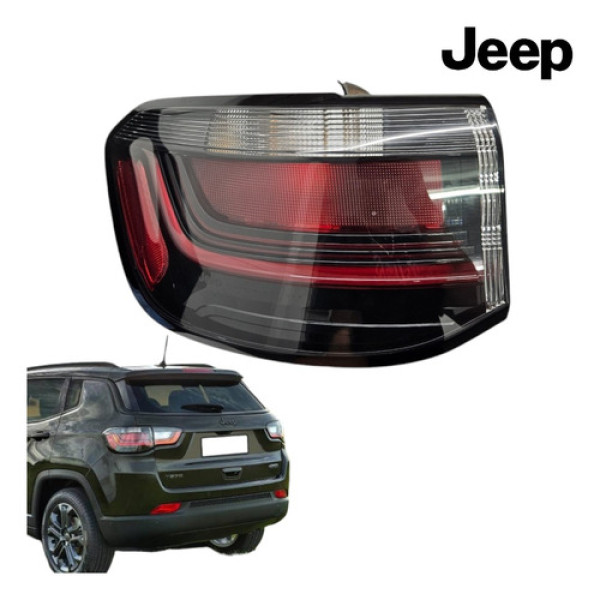 Lanterna Traseira Esquerda Jeep Compass Limited 2021 A 2023 Esquerdo/motorista Vermelha