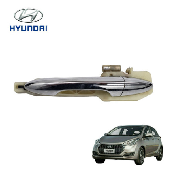 Maçaneta Suporte Externa Hyundai Hb20s 2015 A 2019 Original 