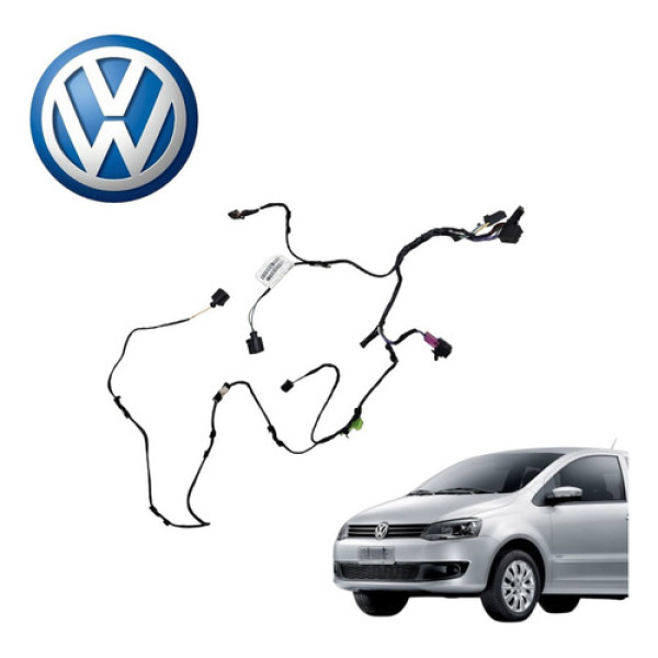 Chicote Porta Dianteira Direita Volkswagen Fox 1.0 Vht 2010