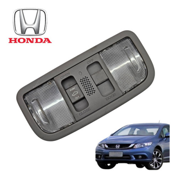 Luz Cortesia Comando Teto Solar Honda Civic G9 Exr 2015 Orig