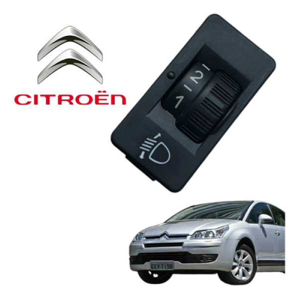 Botão Regulagem Farol Citroën C4 1.6 Glx Hatch 2010 A 2014
