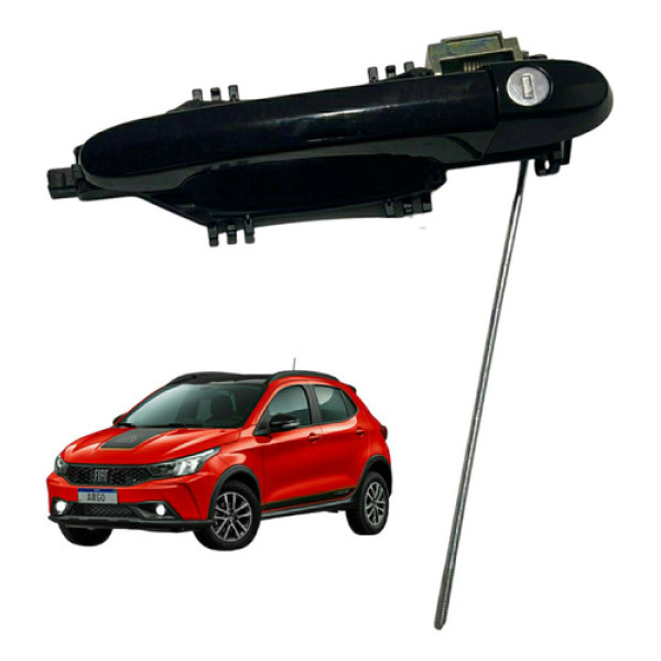 Maçaneta Externa Dianteira Esquerdo Fiat Argo Trekking 2020 Dianteira