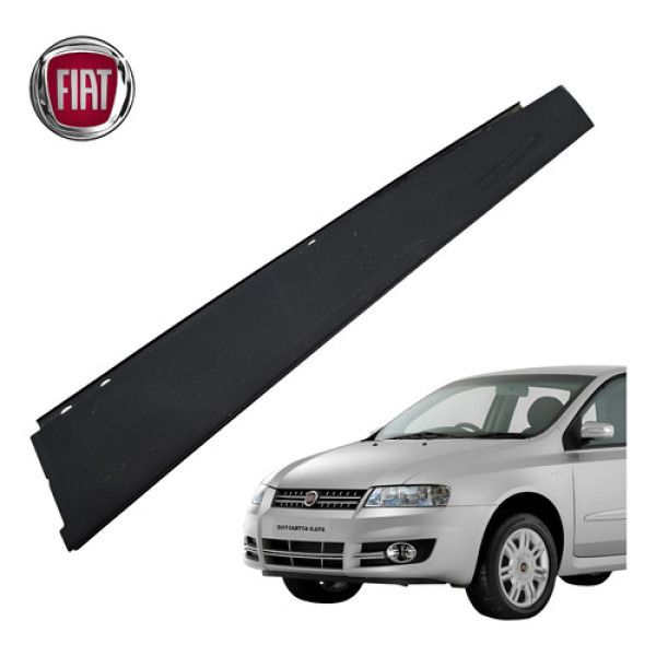 Moldura Externa Porta Traseira Esquerda Fiat Stilo 2003 2011 Preto