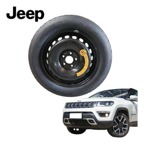 Pneu Estepe 165 80 R17 Original Jeep Compass 2016 A 2021 L