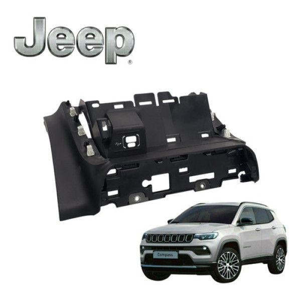 Acabamento Moldura Console Usb Jeep Compass 2022 Original 