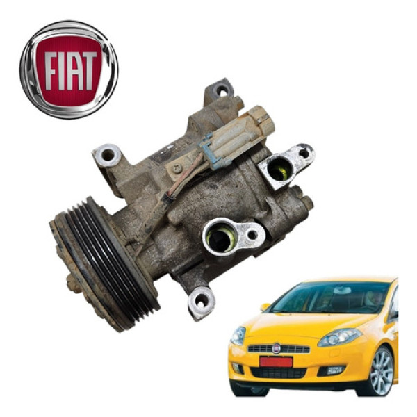 Compressor Ar Condicionado Fiat Bravo Tjet 1.4 2014 E 2015