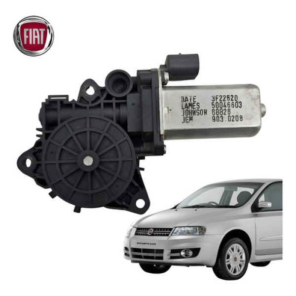 Motor Vidro Elétrico Traseiro Esquerdo Fiat Stilo 2003 2010