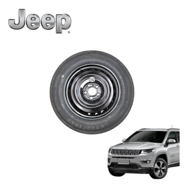 Pneu Estepe Aro 17 Jeep Compass 2.0 Limited 4x4 Diesel 2018 L