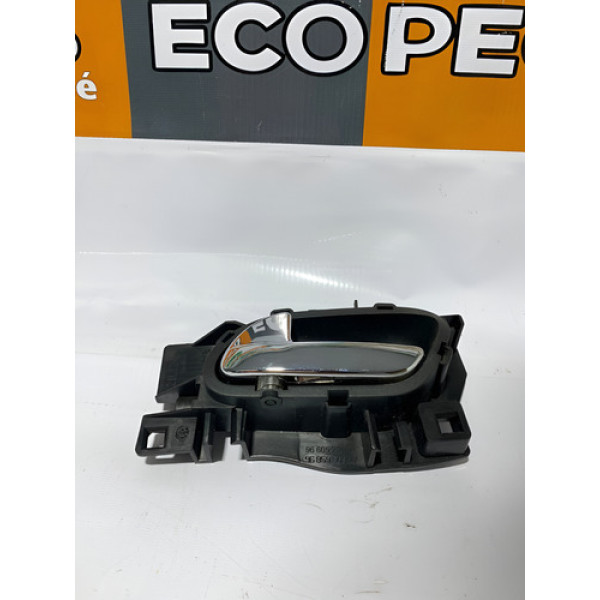 Maçaneta Interna Esquerda Cromada Peugeot 308- Eco Dianteira/traseira