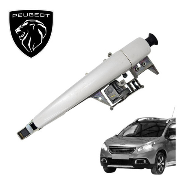 Maçaneta Externa Traseira Direita Peugeot 2008 Allure 2016 Branco Traseira