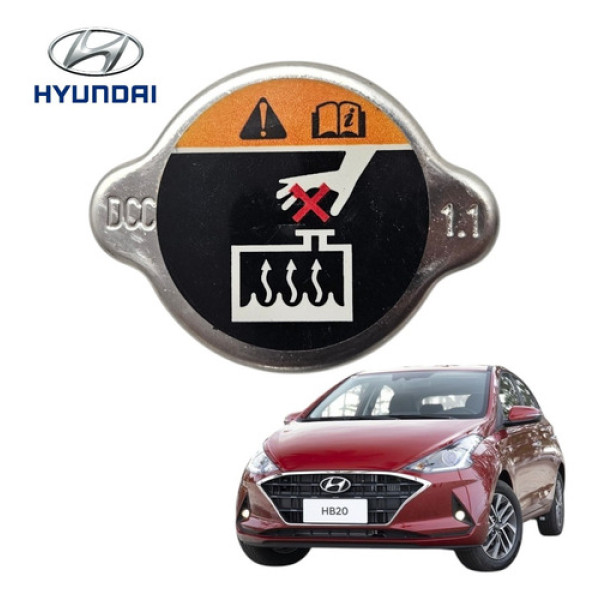 Tampa Radiador Hyundai Hb20 1.0 Turbo 2020 A 2022 Original 