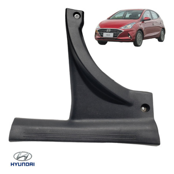 Soleira Porta Traseira Esquerda Hyundai Hb20 2020 A 2022 Preto