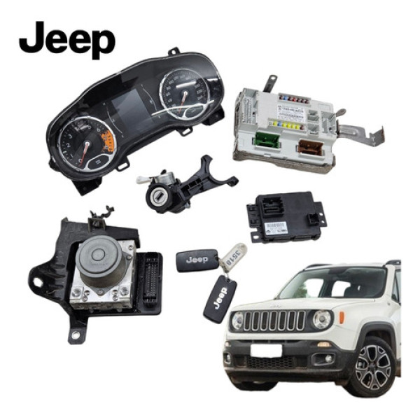 Kit Code Conjunto Injeção Jeep Renegade Longitude 1.8 2020