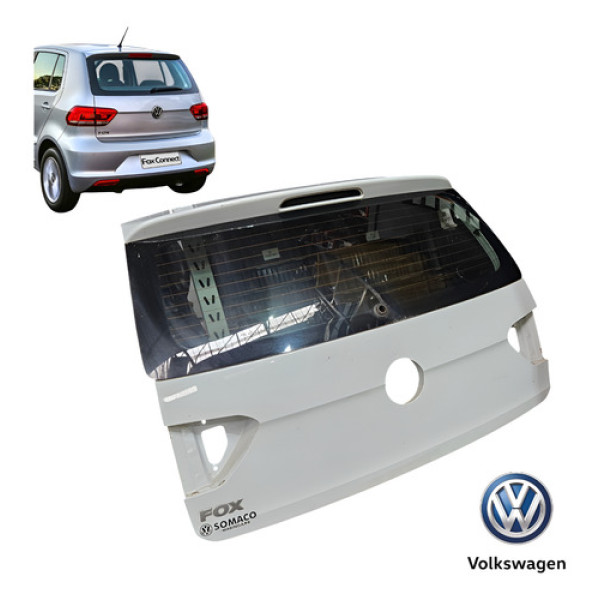 Tampa Traseira Porta Malas Volkswagen Fox 2017 A 2021 Orig Branco