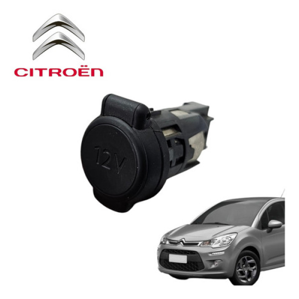 Tomada 12v Console Citroën 2008 C3 2012 A 2016 Original
