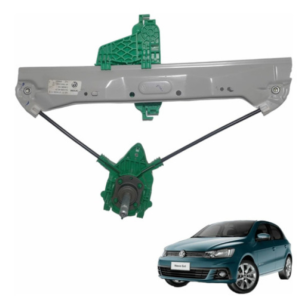 Máquina Vidro Manual Traseiro Esquerdo Volskwagen Gol 2023