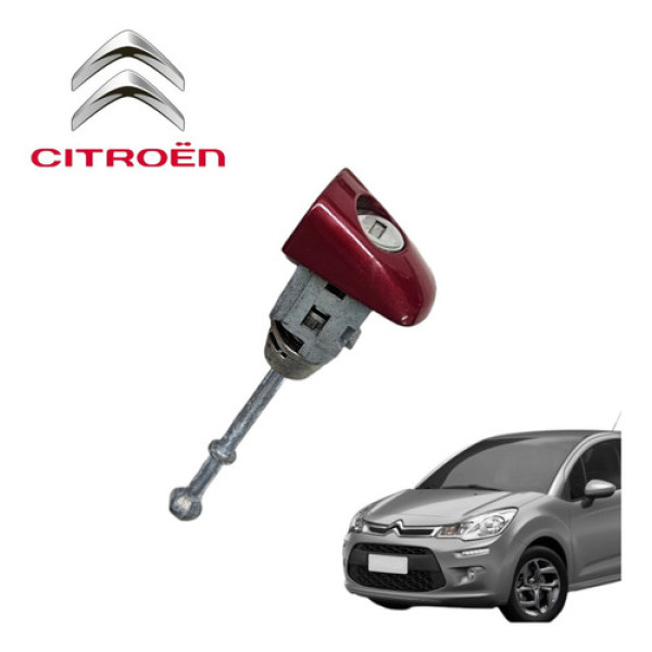 Miolo Cilindo Chave Dianteira Esquerdo Citroën C3 2015 Origi