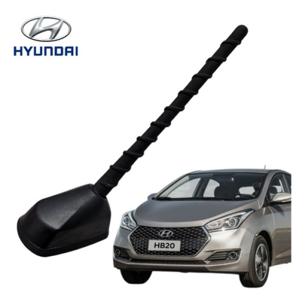 Base Antena Radio Hyundai Hb20 2013 A 2019 Original  Preto