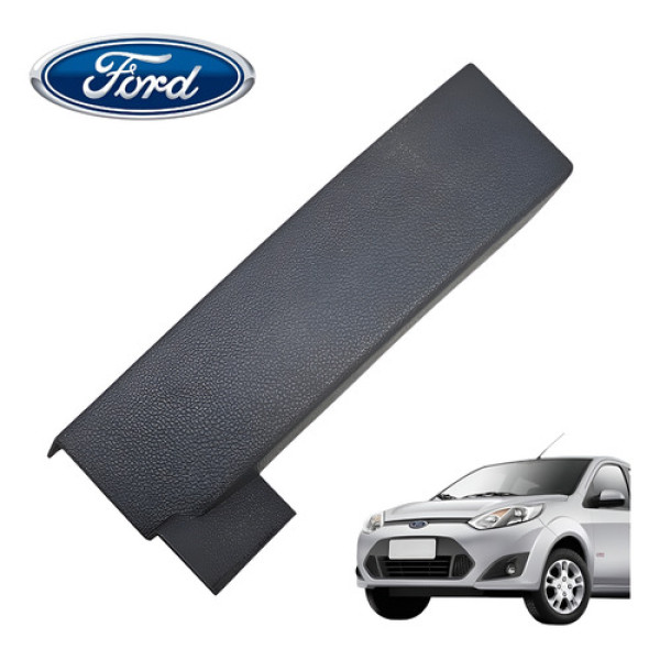 Moldura Direito Porta Luvas Ford Fiesta 1.0 Hatch 2008 2011 Preto