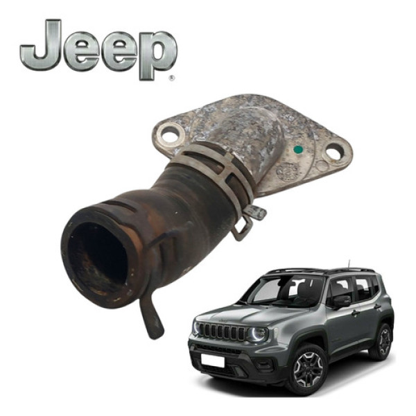 Flange Água Bloco Motor Jeep Renegade 1.8 2017 Original 