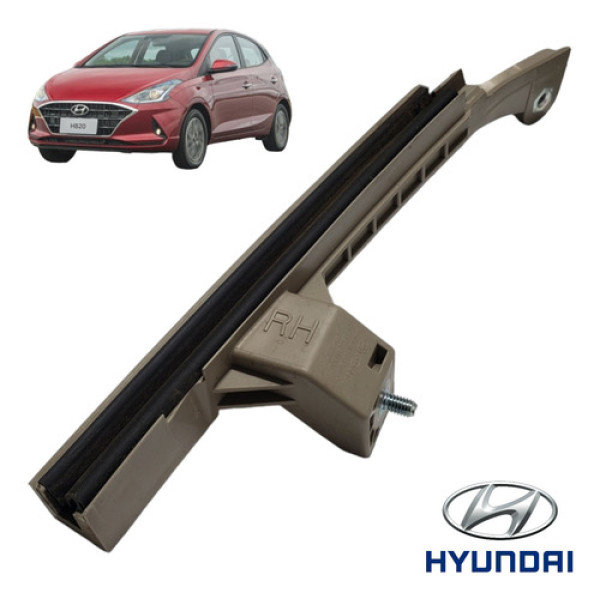 Guia Vidro Porta Traseira Direita Hyundai Hb20 2010 A 2022