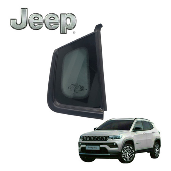 Vidro Fixo Lateral Tras Direi Jeep Compass Limited 2022 Orig