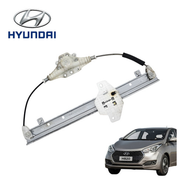 Máquina Vidro Traseiro Esquerdo Hyundai Hb20 Comfort 2019 Cinza
