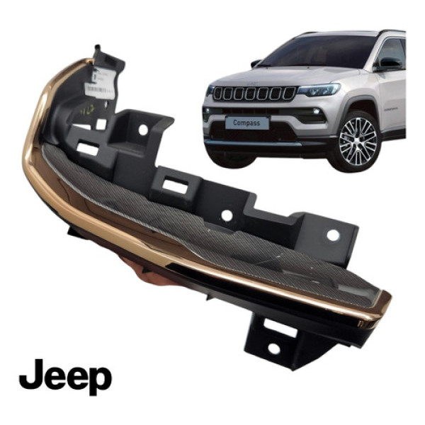 Moldura Inferior Jeep Compass Limited 2021 A 2023 Original - Dourado