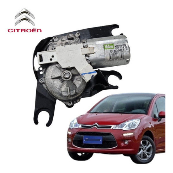 Motor Limpador Traseiro Vidro Citroen C3 2013 A 2019 Orig