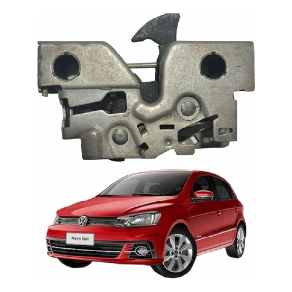 Fechadura Capô Do Inferior G6 Vw Fox Gol Saveiro 2018 A 2023