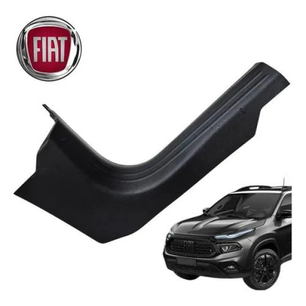 Soleira Acabamento Dianteiro Direito Fiat Toro 2021 A 2025 Preto
