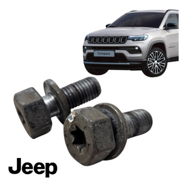Par Parafusos Pinça Traseira Jeep Compass 4x4 2020 A 2023