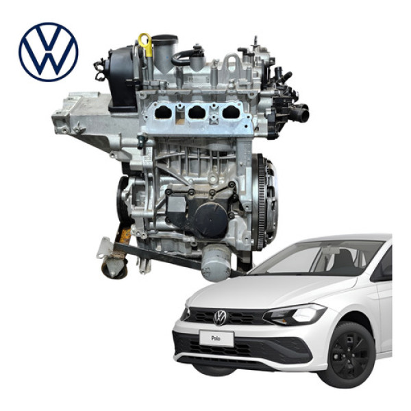 Motor Parcial Vw Polo Track 1.0 3cc 2025 236 Km Rodados