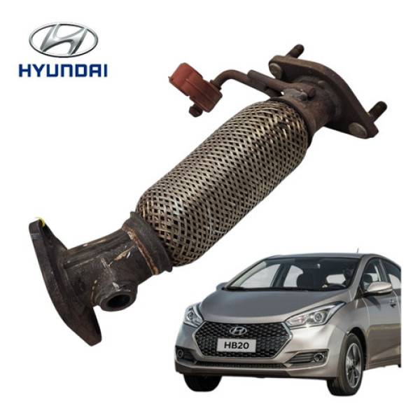 Flexível Escapamento Hyundai Hb20 1.6 2013 A 2019 Original 