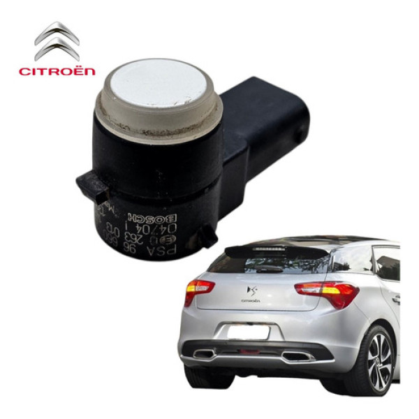 Sensor Estacionamento Dianteiro Citroen Ds5 2013 A 2016 Orig Branco