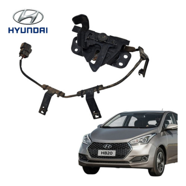 Fechadura Elétrica Capo Hyundai Hb20 2013 A 2019 Original